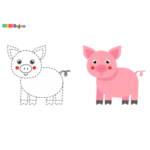 Coloriage cochon à imprimer