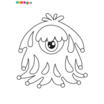 Coloriage enfant monstre à imprimer