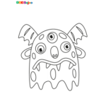 Coloriage enfant monstre 1 à imprimer