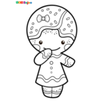 Coloriage enfant petit biscuit à imprimer