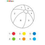 Coloriage nombre ballon à imprimer