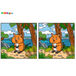 Jeu des différences castor