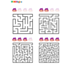 Jeu de labyrinthe à imprimer 1