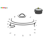 Jeu de points à relier marmite