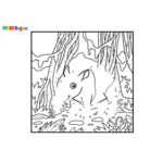 Jeu de points à relier tapir