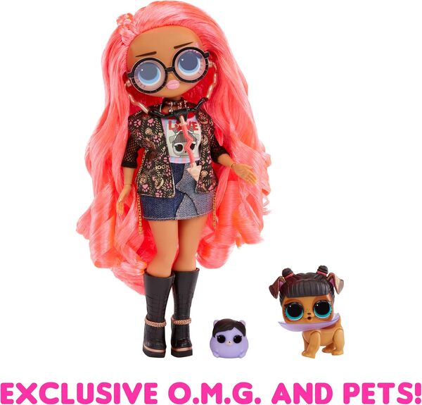 L.O.L Surprise O.M.G Rescue Vet Set - Plus de 45 Surprises dont Changement de Couleur, 2 Animaux et une Poupée Exclusive Dr. Heart - Série House of Surprises - Idéal pour les Enfants de 4 ans et plus