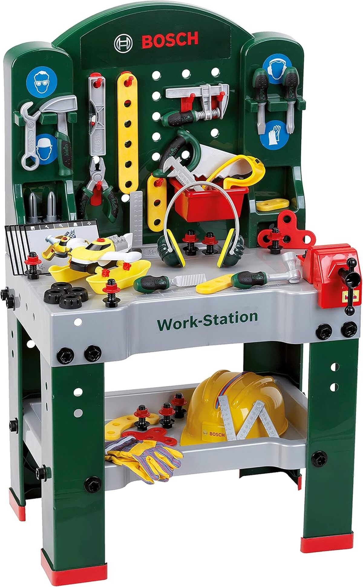 Test de l'établi Bosch Work-Station Theo Klein 8513 : outils et construction pour enfants