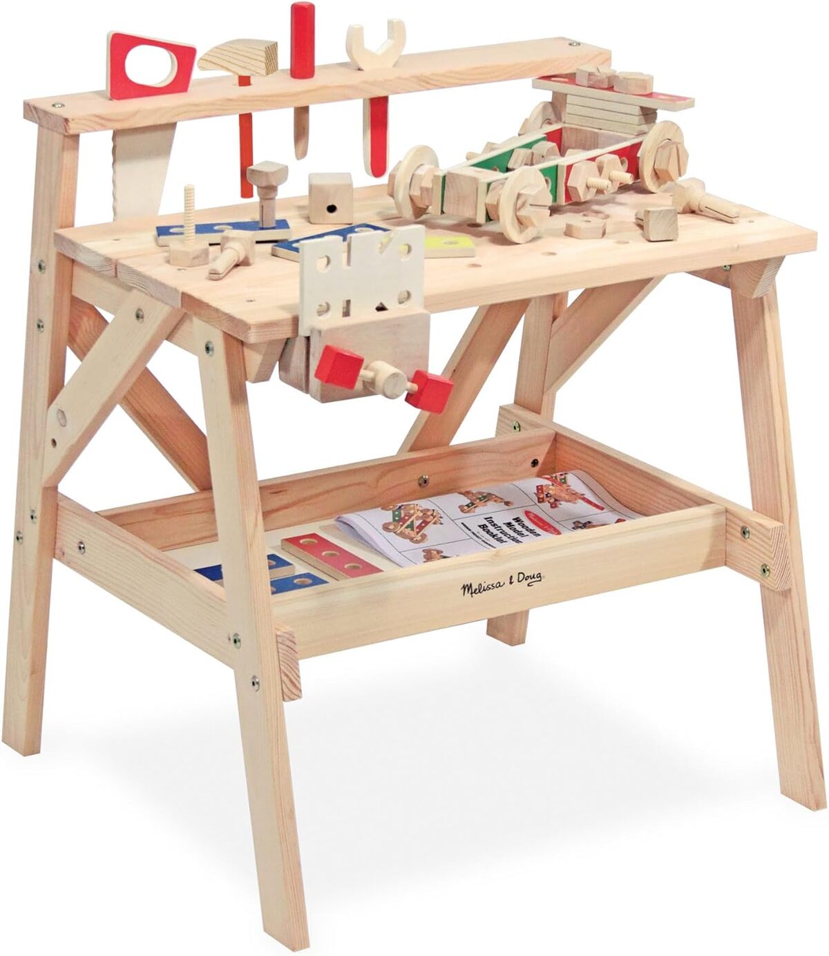 Test de l'établi luxe en bois Melissa & Doug, 61 pièces
