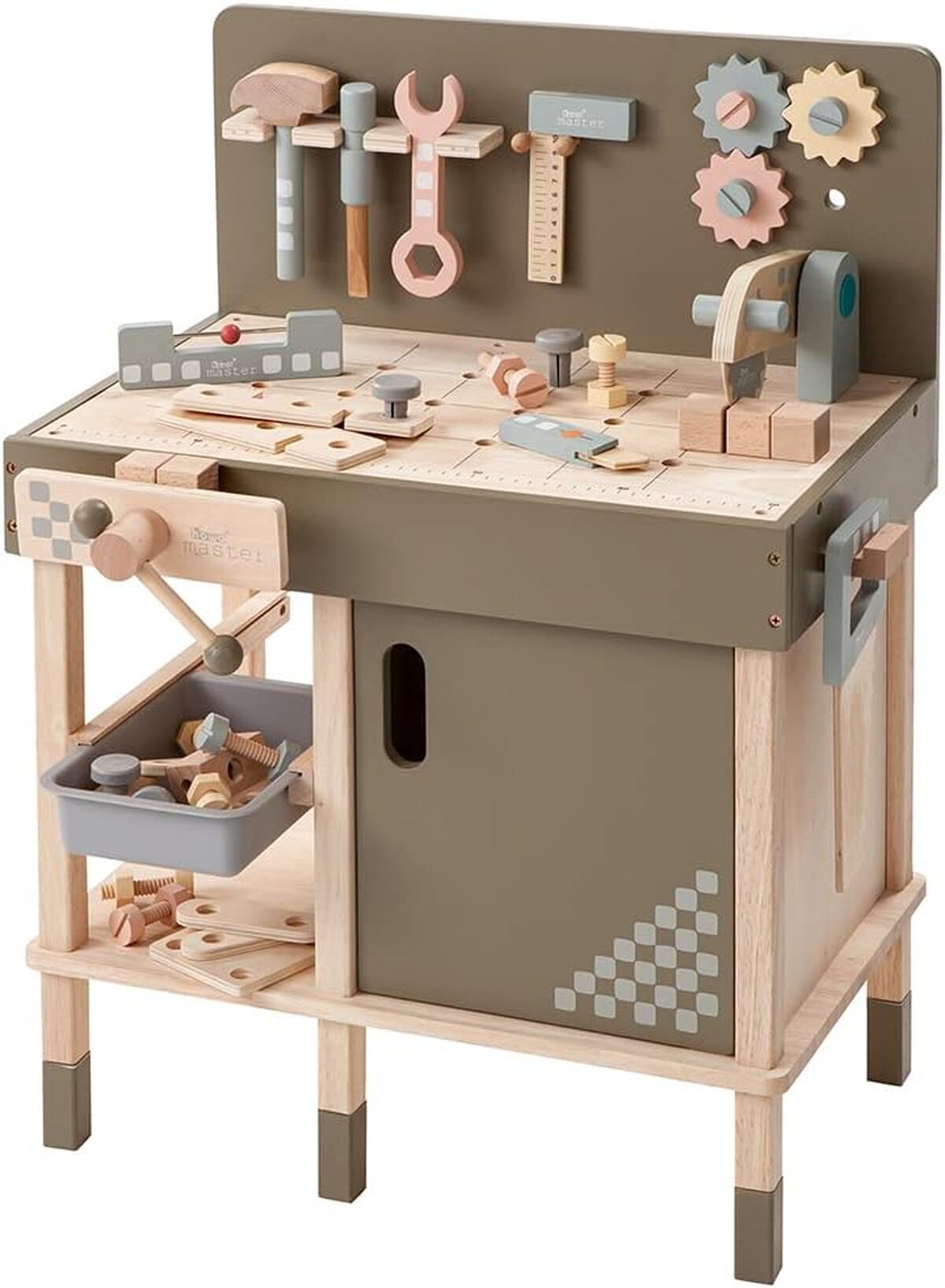 Test de l'établi pour enfants howa 4905 : bricolage avec 47 pièces