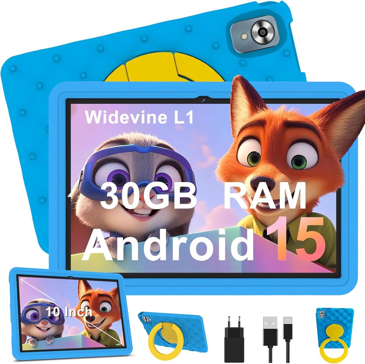 Test : dMOAO Tablette enfants 10 pouces Android 15