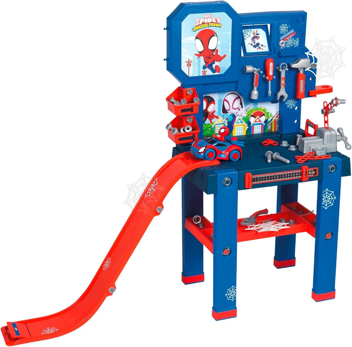 Test du bricolage enfant Smoby Spidey : 94 accessoires et véhicule à construire