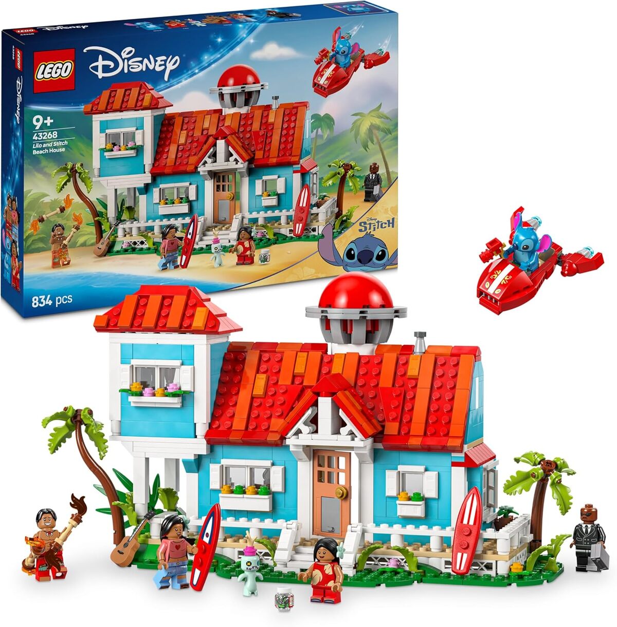 Test du jeu de construction LEGO Disney La Maison sur la Plage 43268