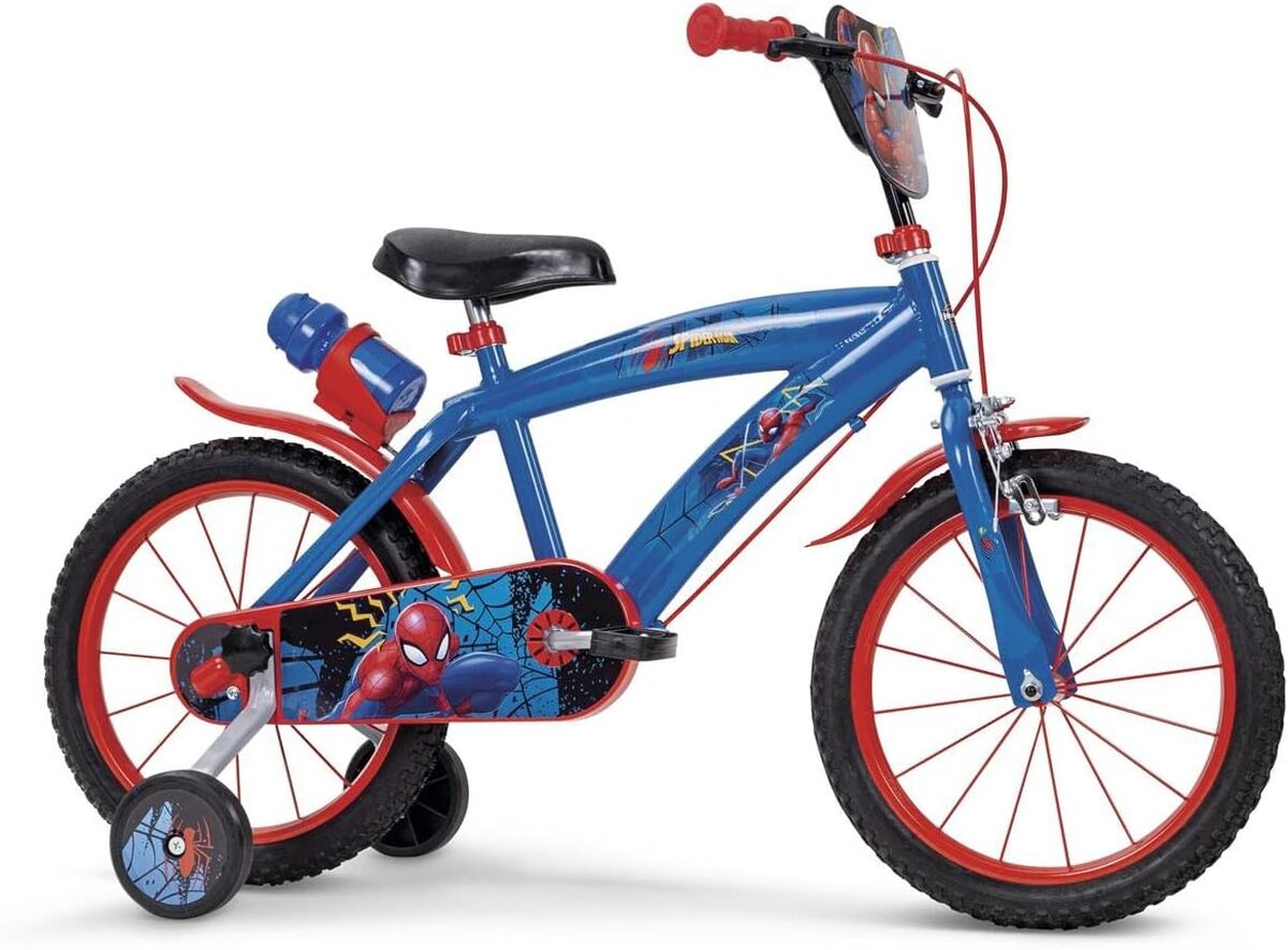 Test du vélo Toimsa 16" Spiderman pour enfants de 5 à 8 ans