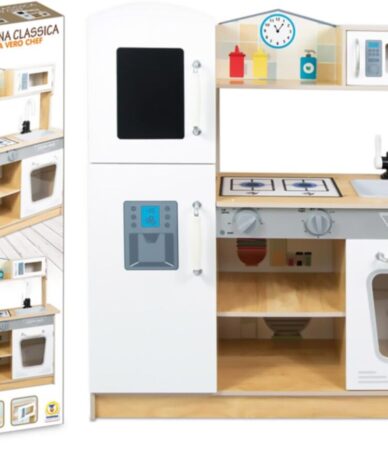 Test : grande cuisine en bois Teorema 83 cm pour enfants