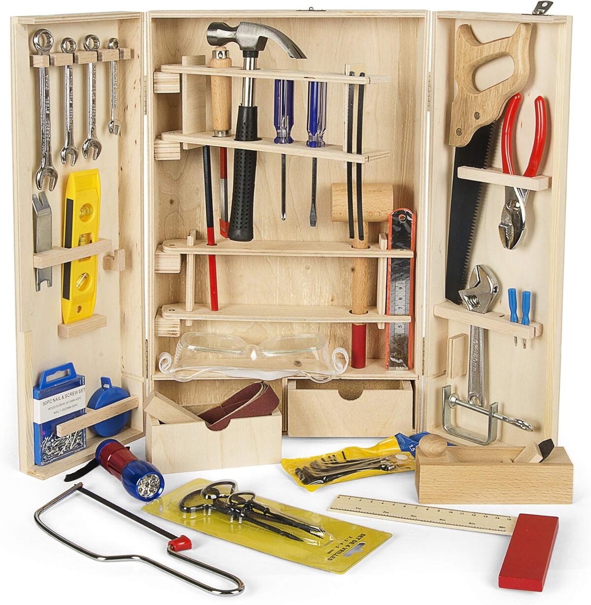 Test Leomark coffret à outils deluxe : jeu de construction 50 pièces pour enfants