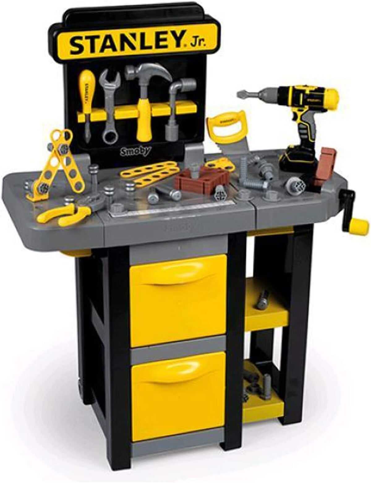 Test : smoby stanley banc de travail 360317 avec 39 accessoires