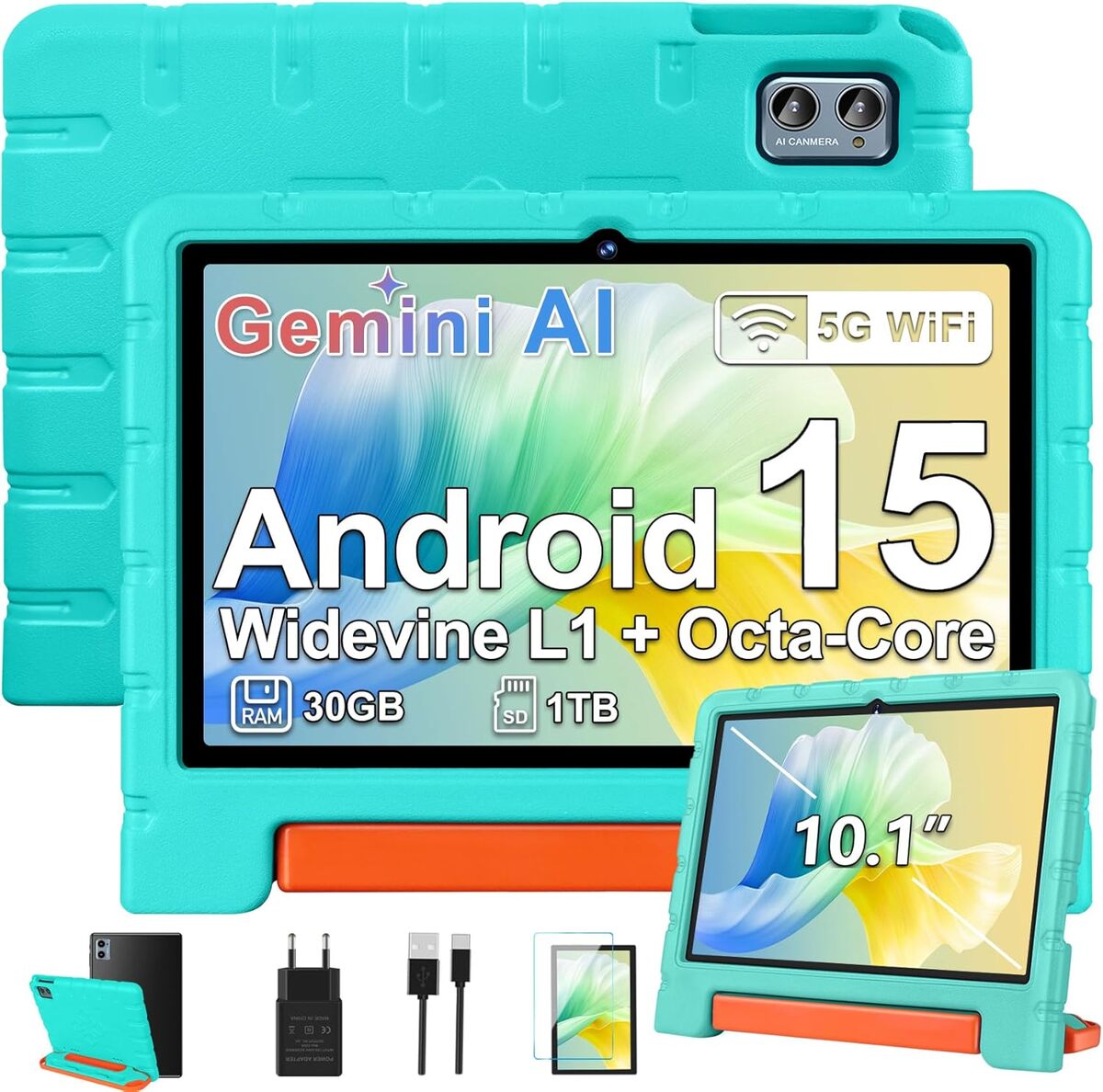 Test : tablette Ziovo enfants 10 pouces, 30 Go RAM, 5G WiFi