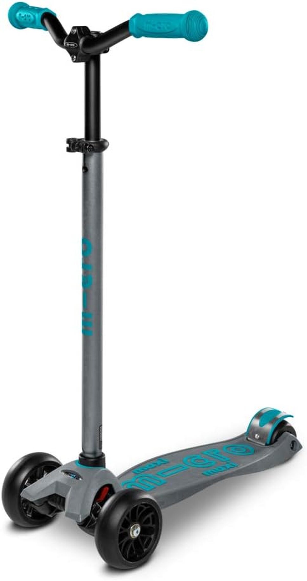 Test : trottinette enfant Micro Maxi Deluxe Pro bleue-grise