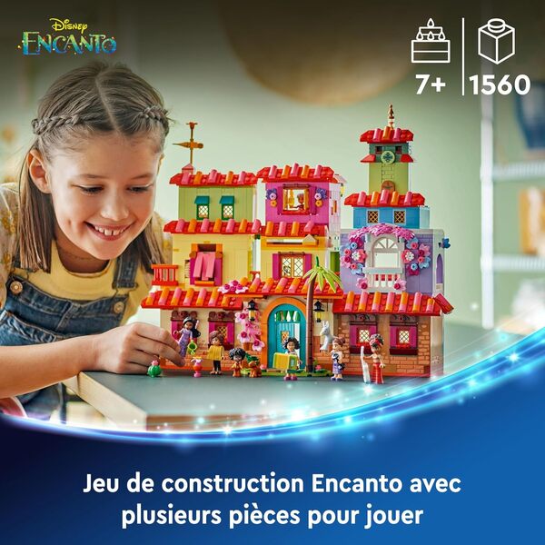 LEGO ǀ Disney Encanto La Maison Magique des Madrigal, Set de Construction pour Enfants avec Une Mini-poupée Mirabel, Jouet Amusant pour Les Filles et Garçons de 7 Ans et Plus 43245
