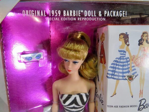 Original 1959 Poupée Barbie Blonde 35ème Anniversaire Édition Spéciale Reproduction