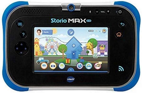 VTech Tablette STORIO Max 2.0 Bleue + Etui de Protection Bleu