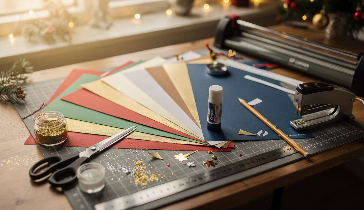 Comment fabriquer une guirlande de Noël en papier ?