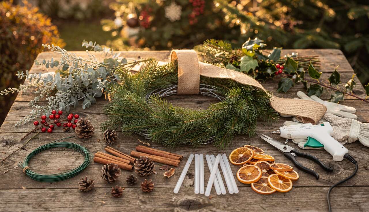 Fabriquer une jolie couronne de Noël : guide DIY étape par étape