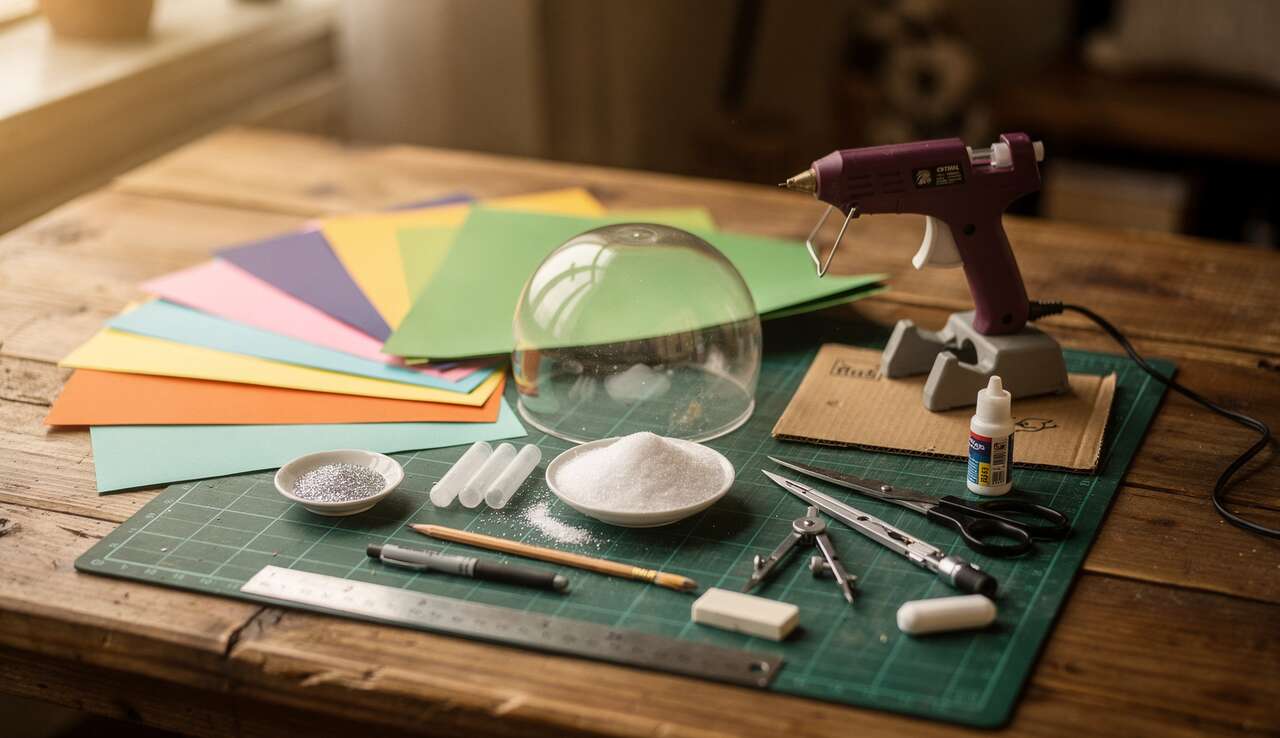 Comment fabriquer une boule à neige en papier ?