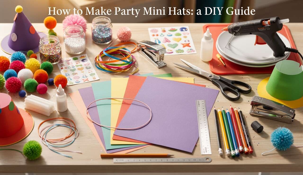 Fabriquer des petits chapeaux de fête : guide DIY