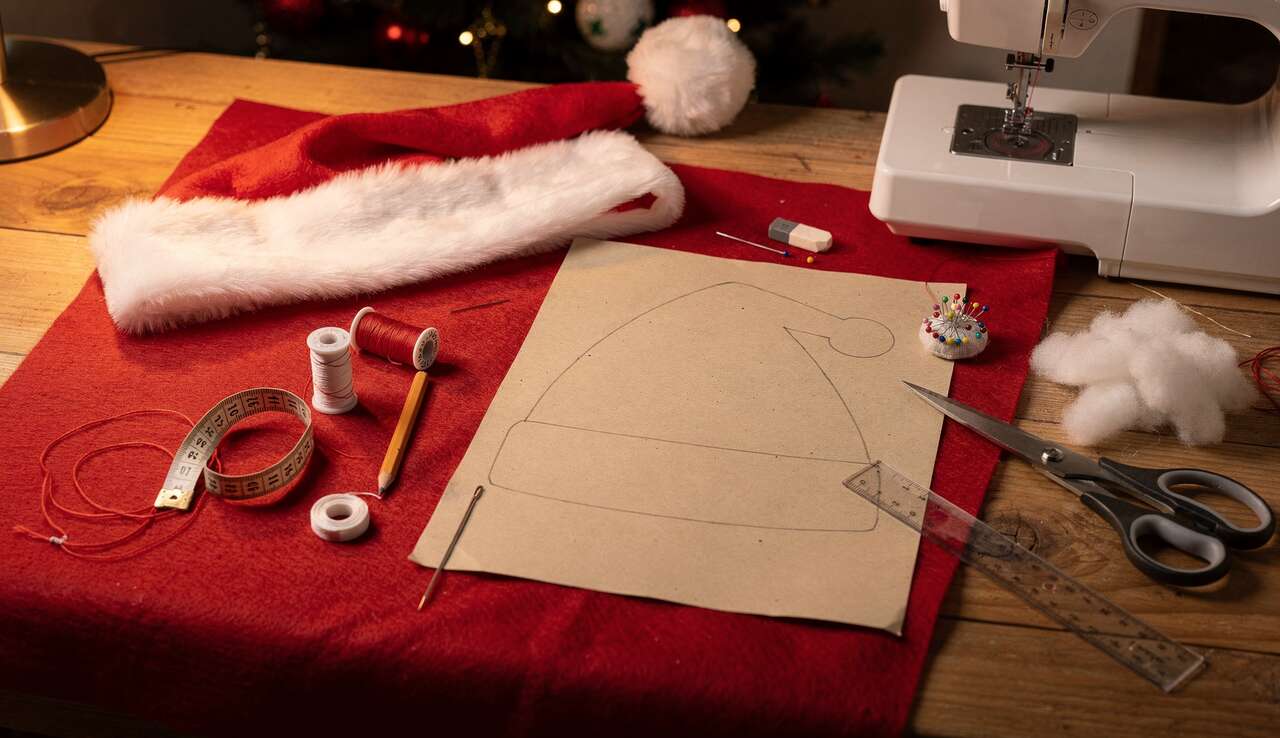 Fabriquer un Bonnet de Père Noël : tutoriel DIY
