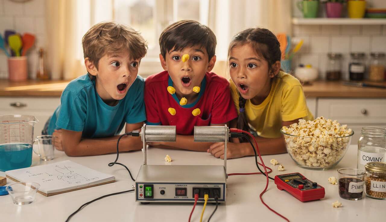 Pop-corn électrostatique : une expérience scientifique pour enfants