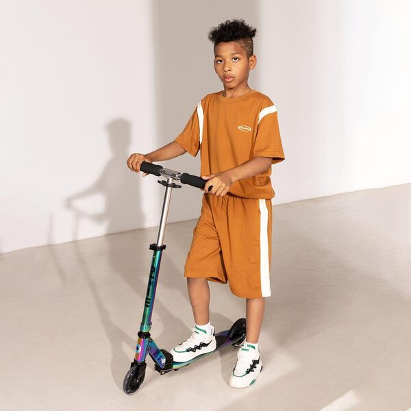 Micro | Trottinette Enfant LED Sprite | Trottinette compacte et Pliable | Apprentissage de l'équilibre | 2 Roues | 5+ Ans | Néochrome