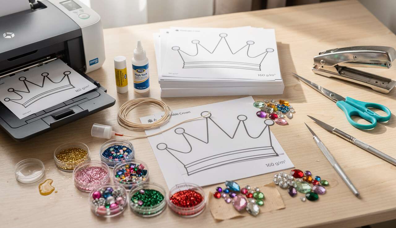 Couronne à imprimer : créez vos accessoires colorés !