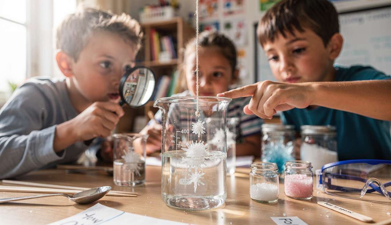 Cristallisation du sucre : une expérience scientifique pour enfants