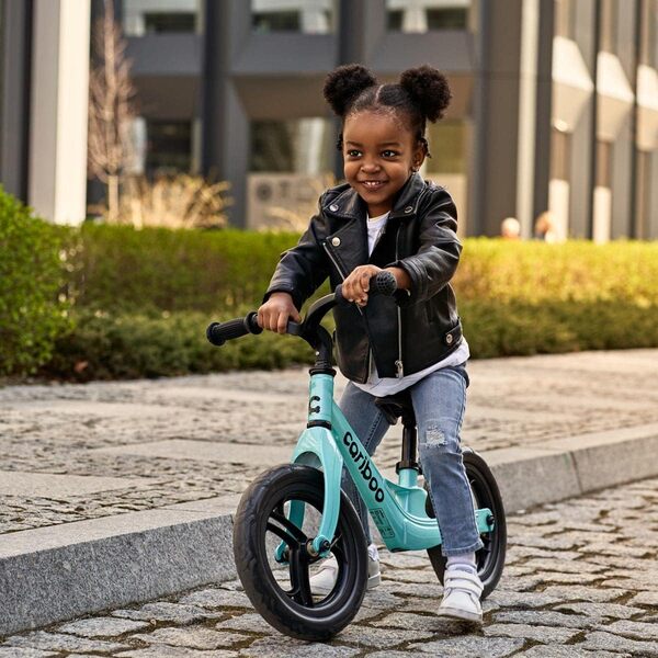 cariboo Magnesium Pro Draisienne Enfant | pour 2 Ans | Cadre en magnésium | Roues 12 Pouces | jusqu'à 30 kg | Selle réglable | Poids très léger |