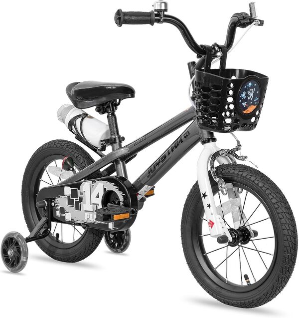 JOYSTAR Pluto 12/14/16/18/20 Pouces pour garçons et Filles âgés de 2 à 11 Ans. Vélo pour Enfants avec Roues d'entraînement et Panier. Plusieurs Couleurs Disponibles.