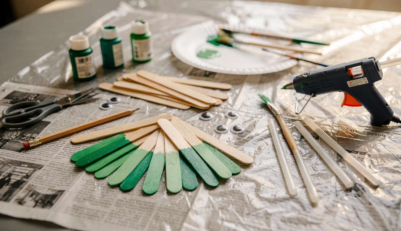 DIY : fabriquer un Crocodile avec des Bâtonnets