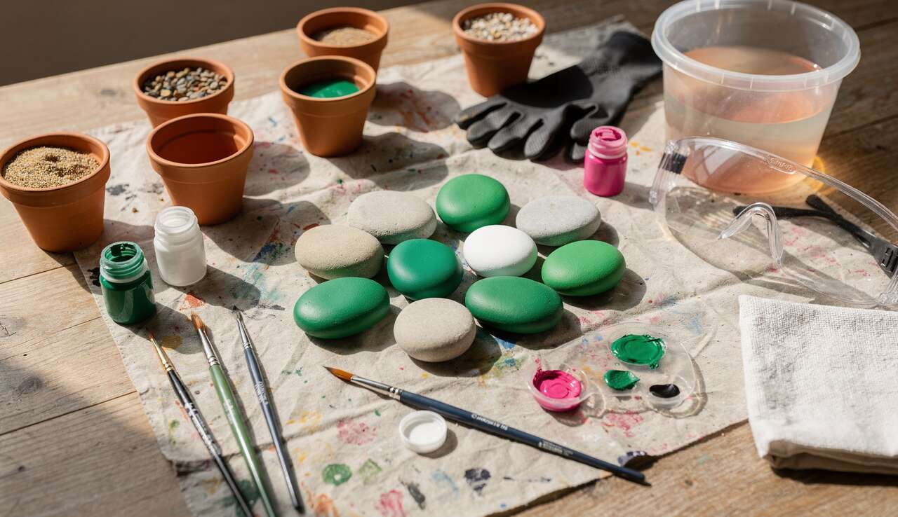 Comment créer des galets cactus en pots ?