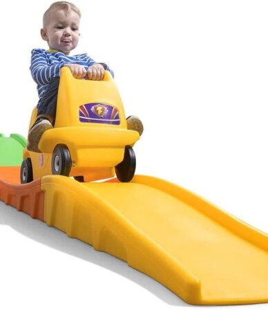 Essai du toboggan auto Step2 Roule Up & Down