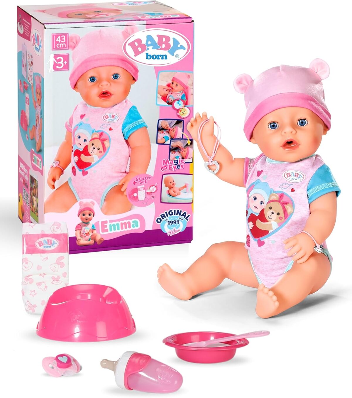 Test de la poupée Baby Born Emma : 10 fonctions sans piles