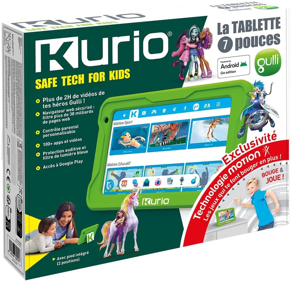 Test de la tablette Gulli Motion 32Go : l'incontournable de Kurio