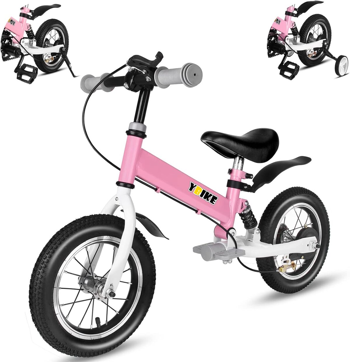 Test : draisienne 2 en 1 YBIKE avec pédales pour enfants de 1 à 7 ans