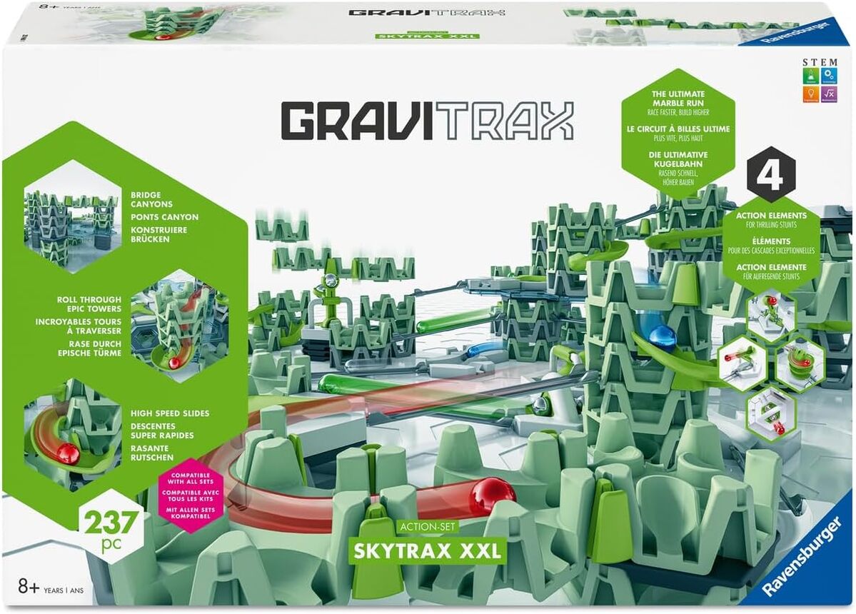 Test du circuit de billes Gravitrax Skytrax XL de Ravensburger