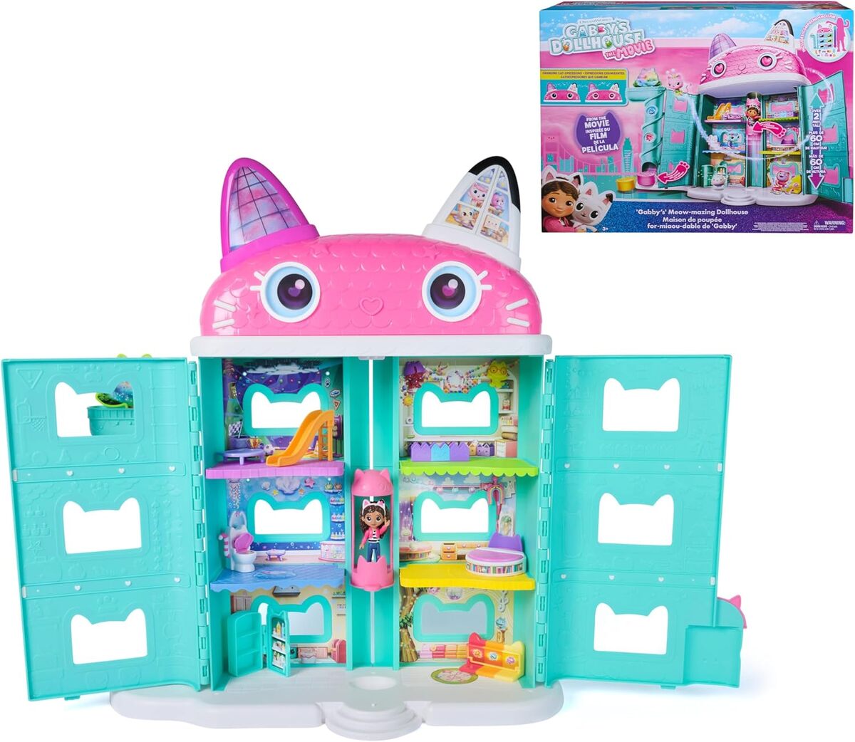 Test du jouet Gabby Dollhouse : maison de poupée magique 60 cm avec accessoires