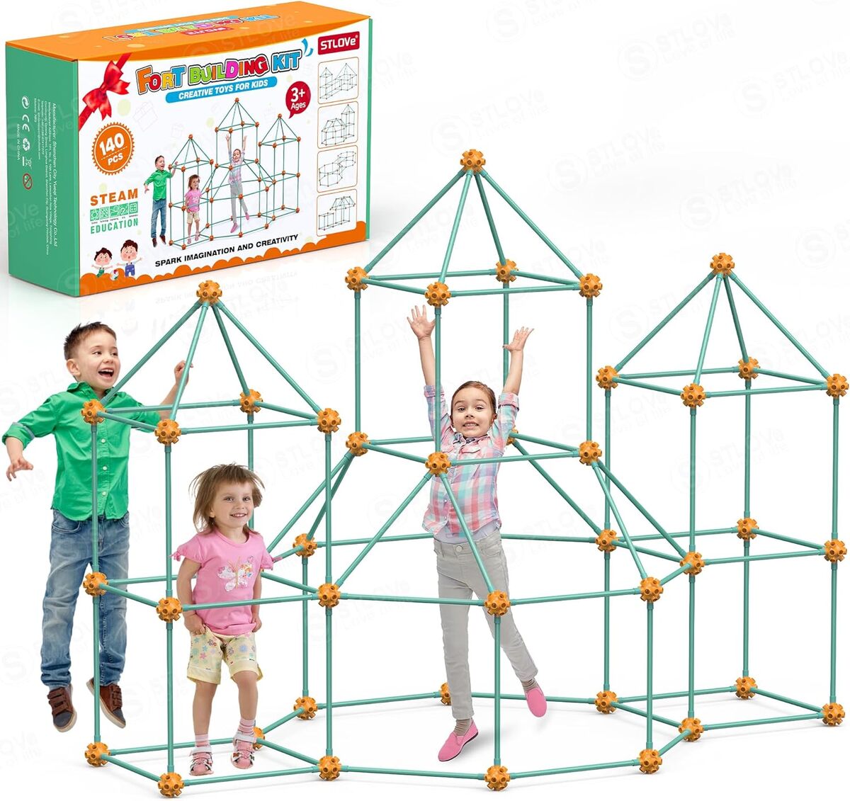 Test du kit de construction fort STLOVe® : créativité et amusement pour les 5-10 ans