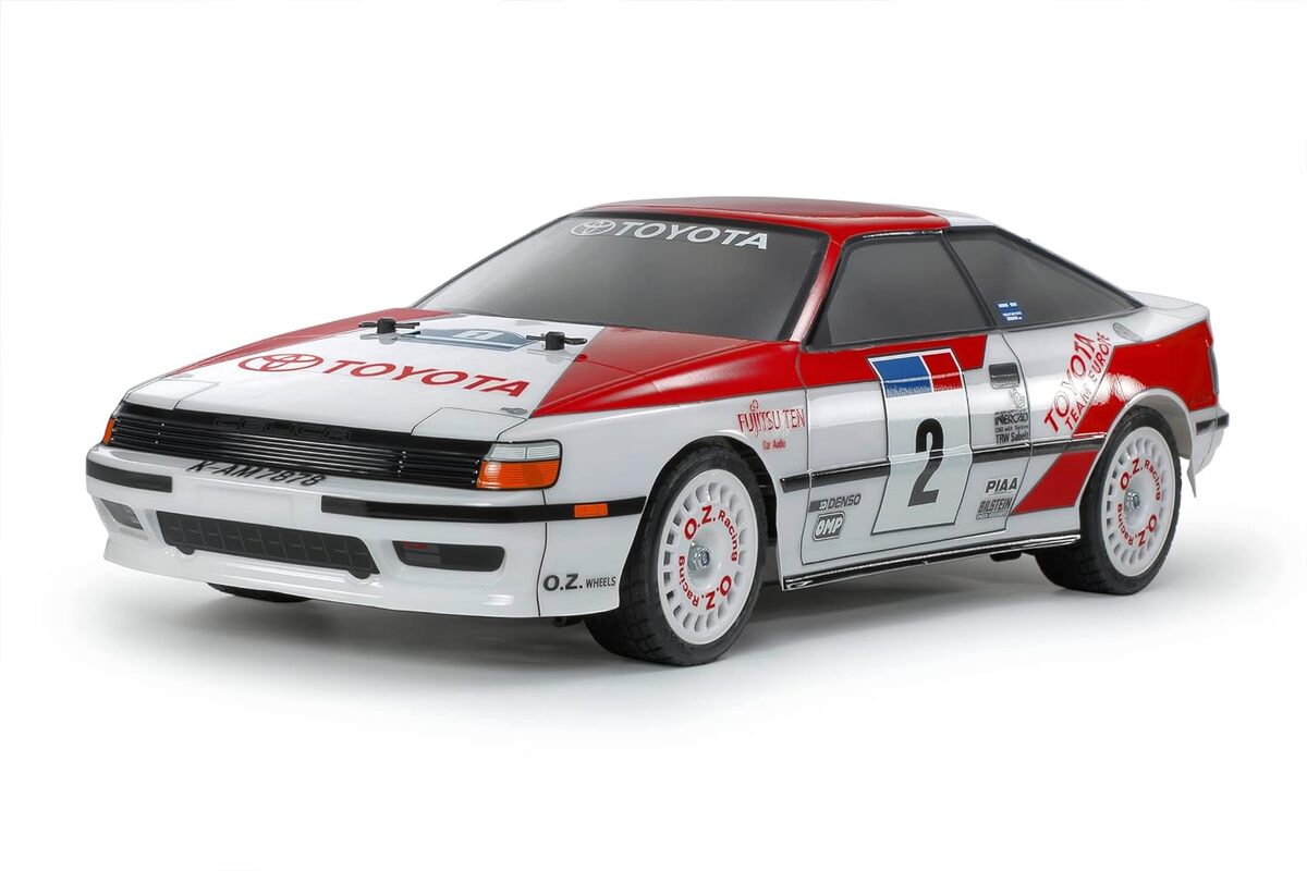 Test du kit Tamiya TT-02 RC Toyota Celica GT-Four 4WD