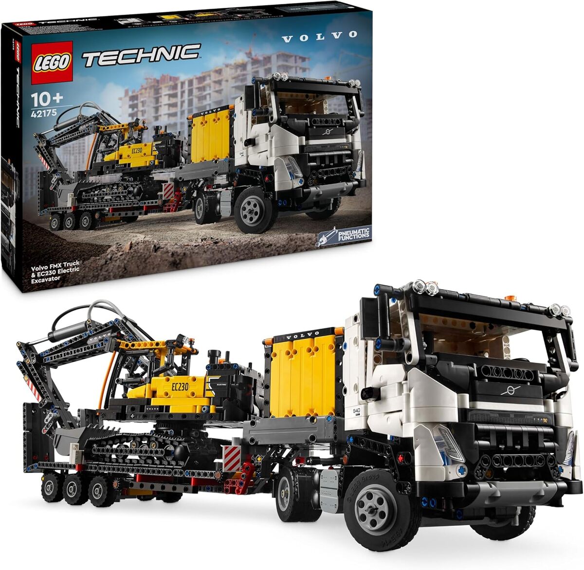 Test du LEGO Technic Camion Volvo FMX et Pelleteuse EC230