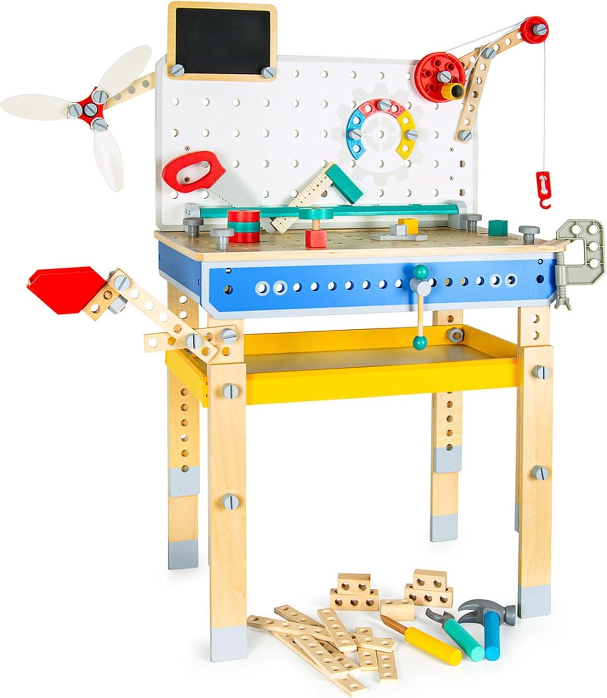 Test du Leomark Grand Atelier d'outillage en bois pour enfants