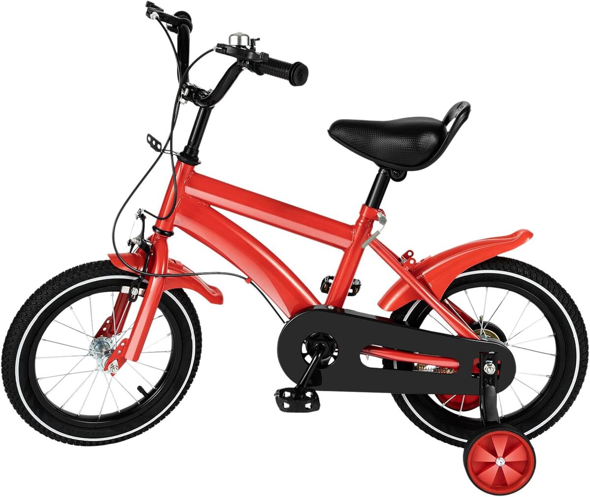 Test du vélo enfant amélioré Fengly 14" : idéal pour 3-7 ans avec roues stabilisatrices