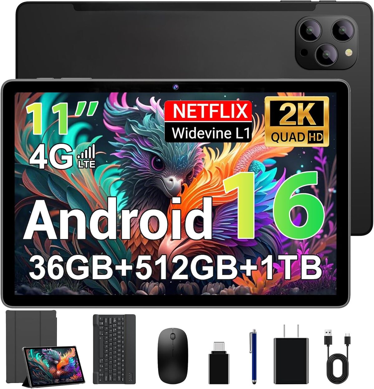 Test : fASTWD tablette 10 pouces Android 15 pour enfant et famille